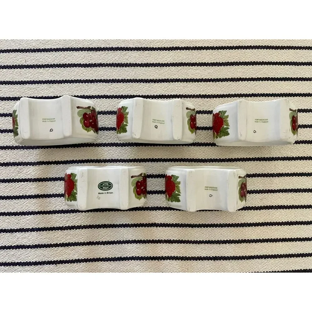 Portmeirion Pomona Napkin Rings Set/5